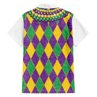 Mardi Gras Hawaiian Shirt Cosplay Costume Glitter Style