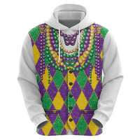 Mardi Gras Zip Hoodie Cosplay Costume Glitter Style LT05 - Wonder Print Shop
