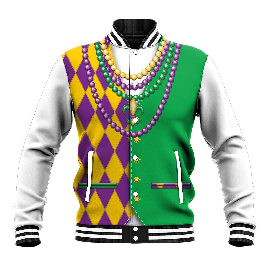 Mardi Gras Baseball Jacket Cosplay Costume