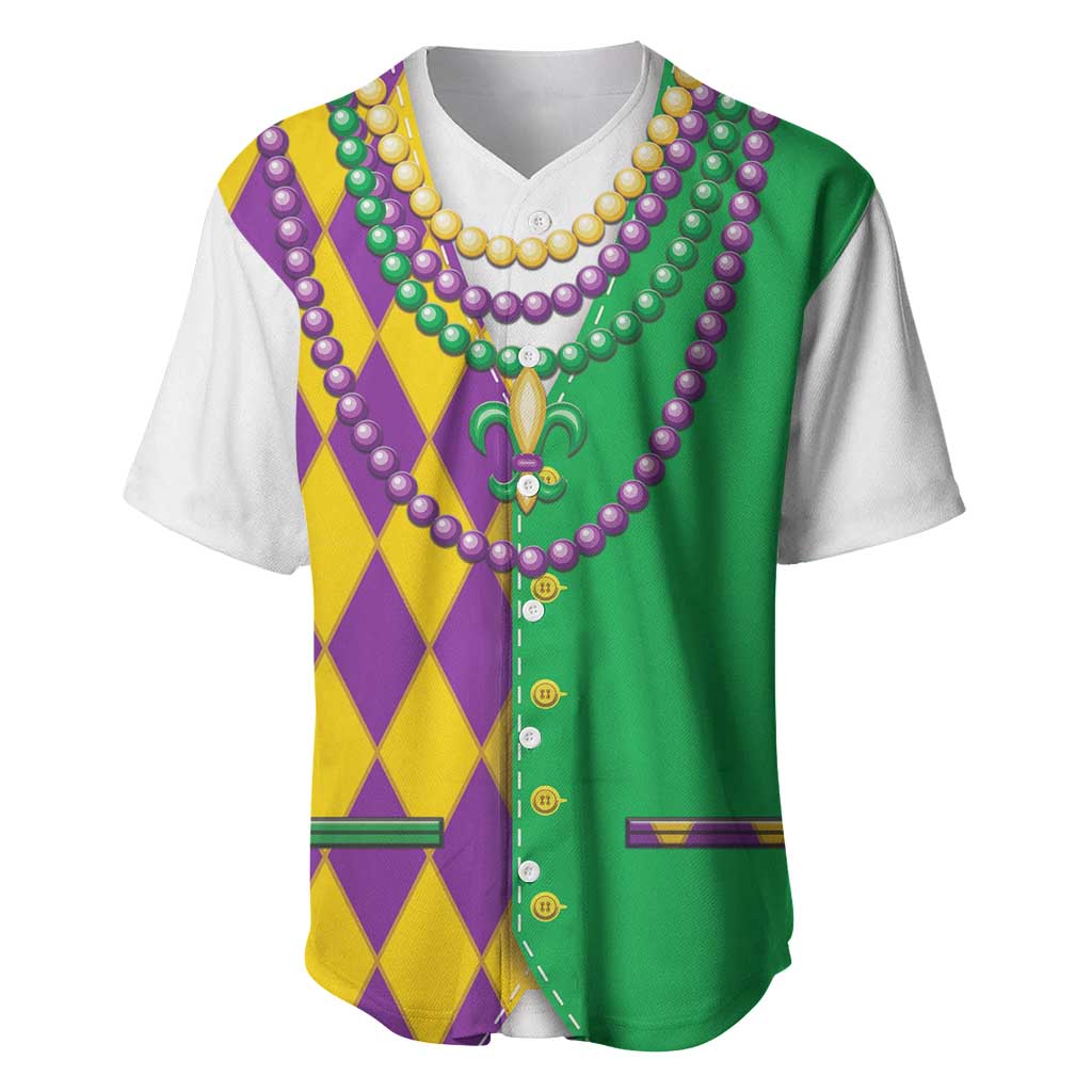 Mardi Gras Baseball Jersey Cosplay Costume