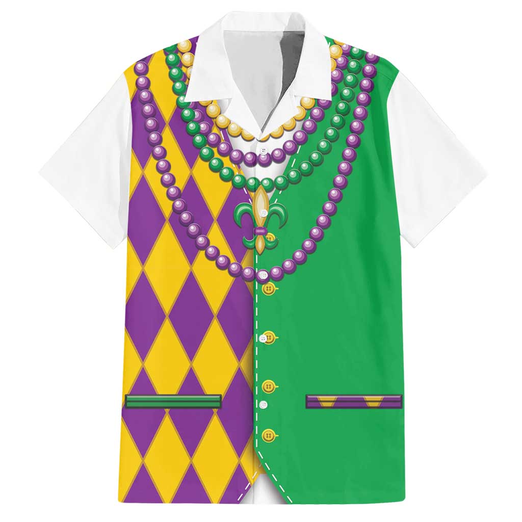 Mardi Gras Hawaiian Shirt Cosplay Costume