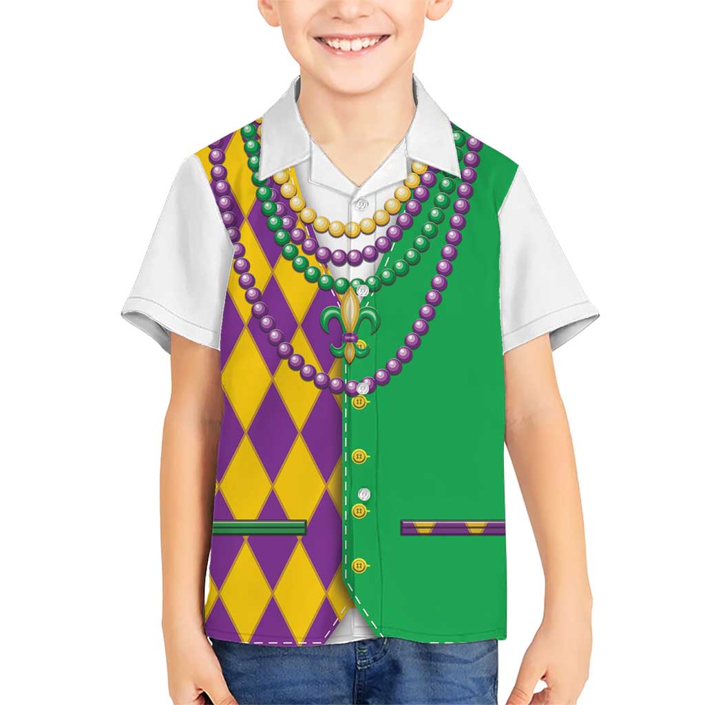 Mardi Gras Hawaiian Shirt Cosplay Costume