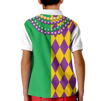 Mardi Gras Kid Polo Shirt Cosplay Costume
