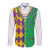 Mardi Gras Long Sleeve Button Shirt Cosplay Costume