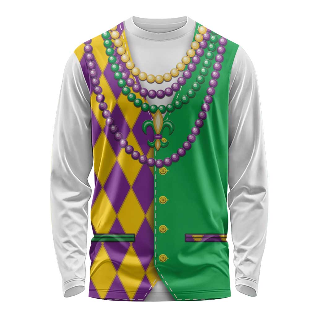 Mardi Gras Long Sleeve Shirt Cosplay Costume