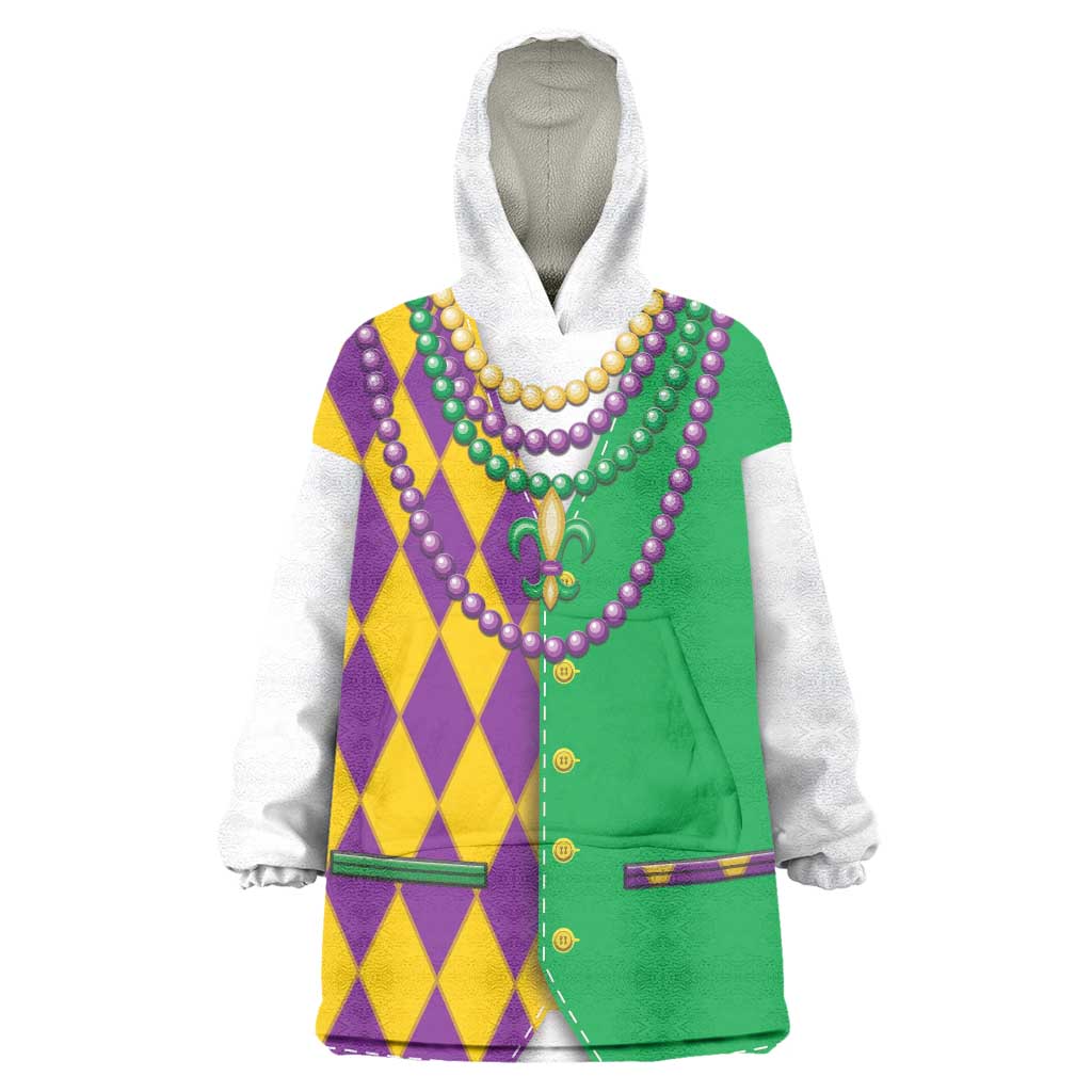Mardi Gras Wearable Blanket Hoodie Cosplay Costume LT05 - Wonder Print Shop