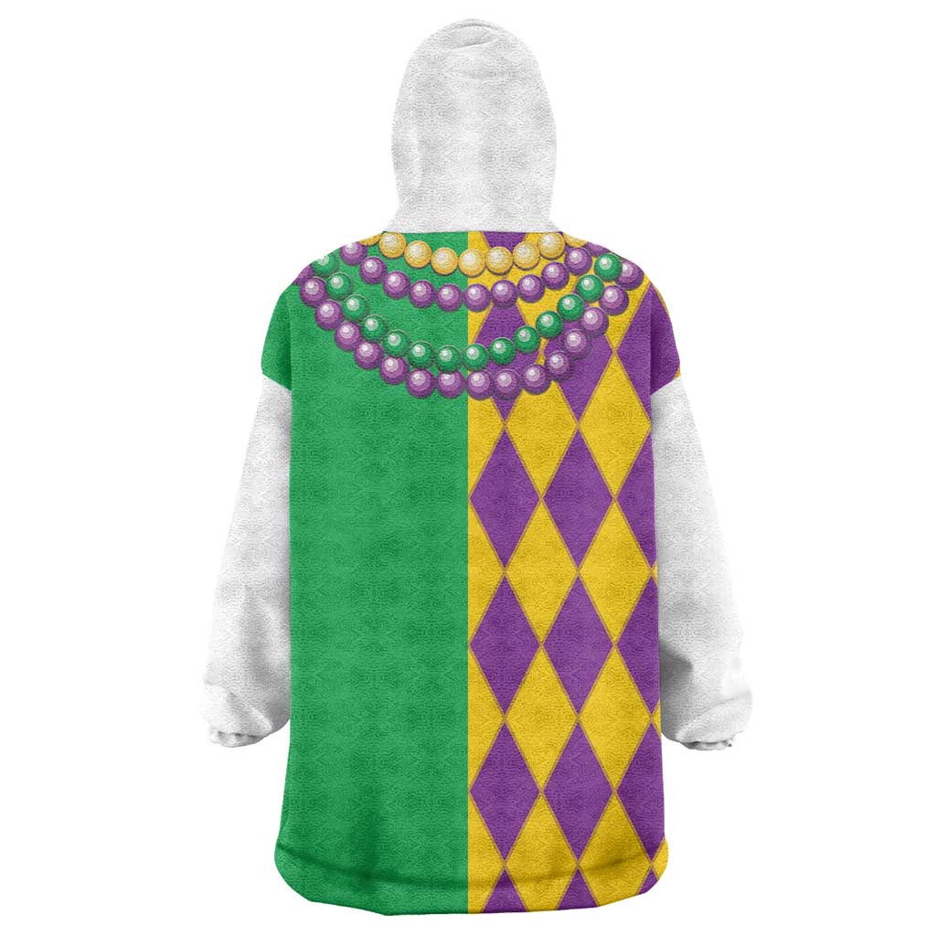 Mardi Gras Wearable Blanket Hoodie Cosplay Costume LT05 - Wonder Print Shop