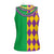 Mardi Gras Women Sleeveless Polo Shirt Cosplay Costume LT05 - Wonder Print Shop