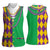 Mardi Gras Women Sleeveless Polo Shirt Cosplay Costume LT05 - Wonder Print Shop