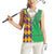 Mardi Gras Women Sleeveless Polo Shirt Cosplay Costume LT05 - Wonder Print Shop