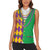 Mardi Gras Women Sleeveless Polo Shirt Cosplay Costume LT05 - Wonder Print Shop