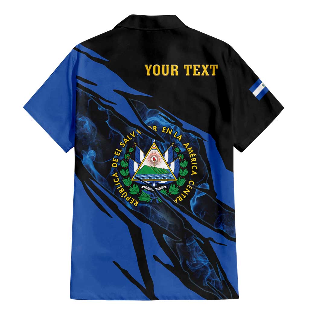 Personalised El Salvador Family Matching Mermaid Dress and Hawaiian Shirt Coat Of Arm Special Style