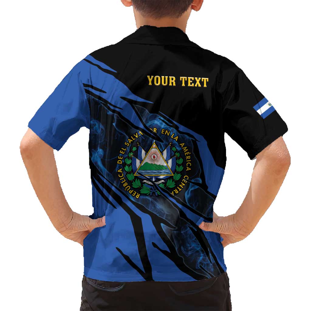 Personalised El Salvador Family Matching Puletasi and Hawaiian Shirt Coat Of Arm Special Style