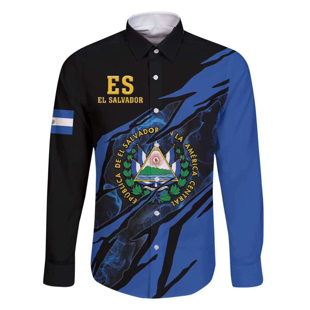 Personalised El Salvador Family Matching Short Sleeve Bodycon Dress and Hawaiian Shirt Coat Of Arm Special Style