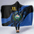 El Salvador Hooded Blanket Coat Of Arm Special Style