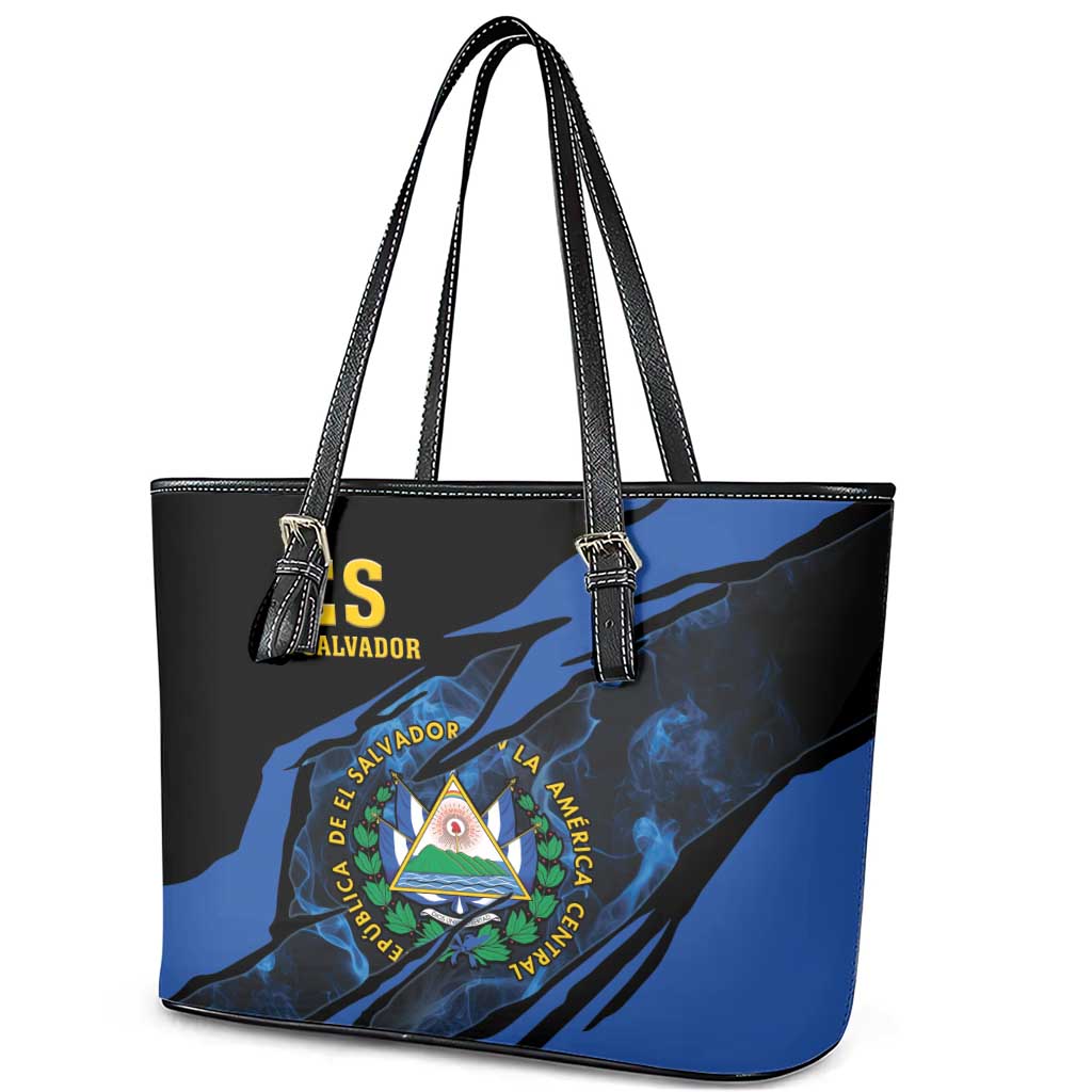 El Salvador Leather Tote Bag Coat Of Arm Special Style