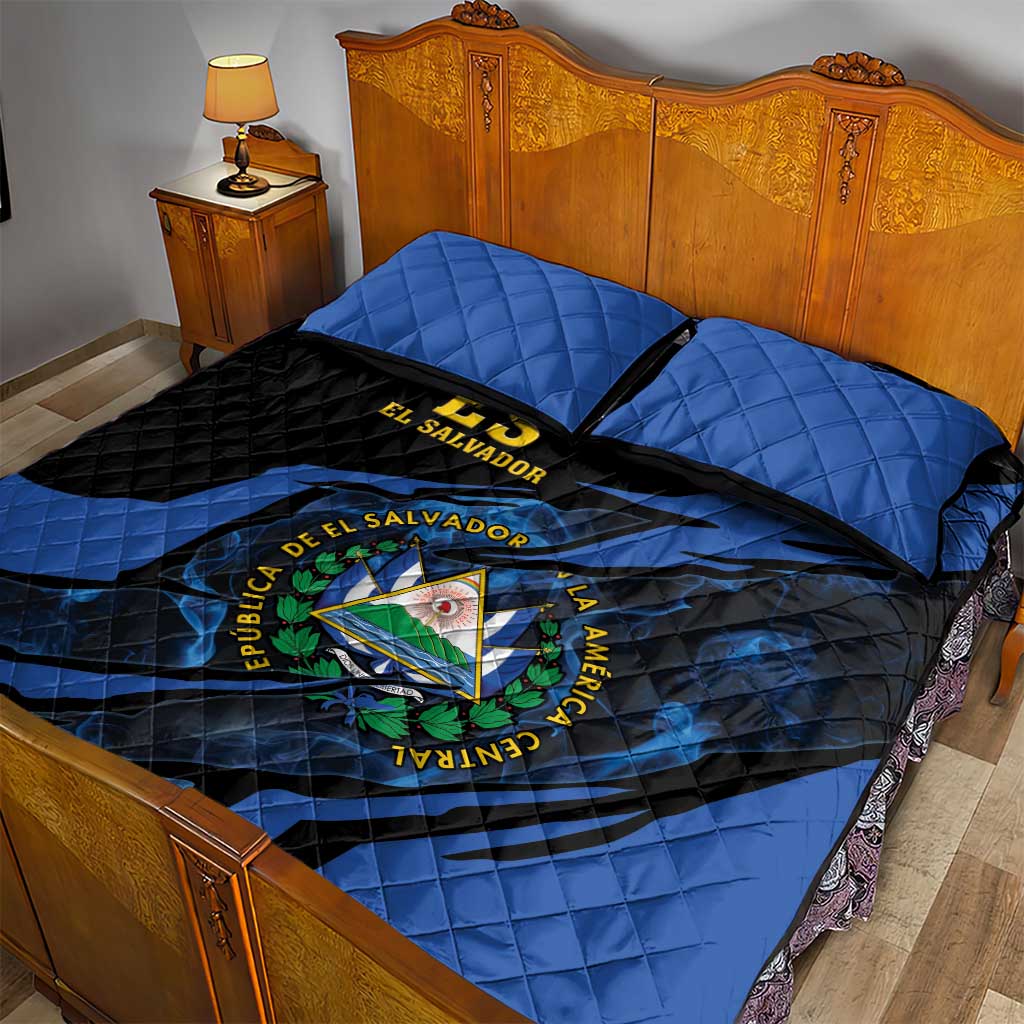 El Salvador Quilt Bed Set Coat Of Arm Special Style