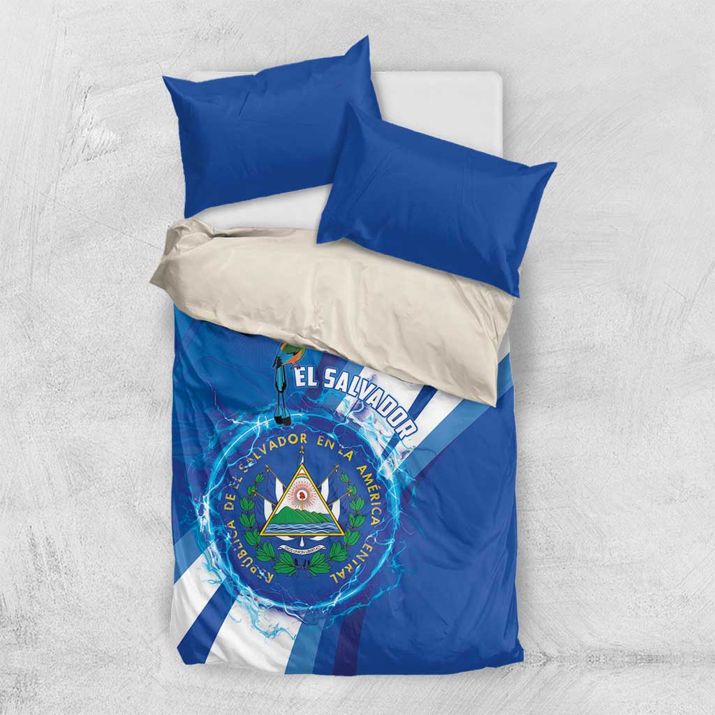 El Salvador Bedding Set Torogoz Bird Salvadoran Pride