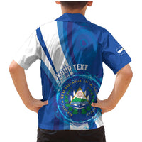 Personalised El Salvador Family Matching Mermaid Dress and Hawaiian Shirt Torogoz Bird Salvadoran Pride