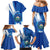Personalised El Salvador Family Matching Mermaid Dress and Hawaiian Shirt Torogoz Bird Salvadoran Pride