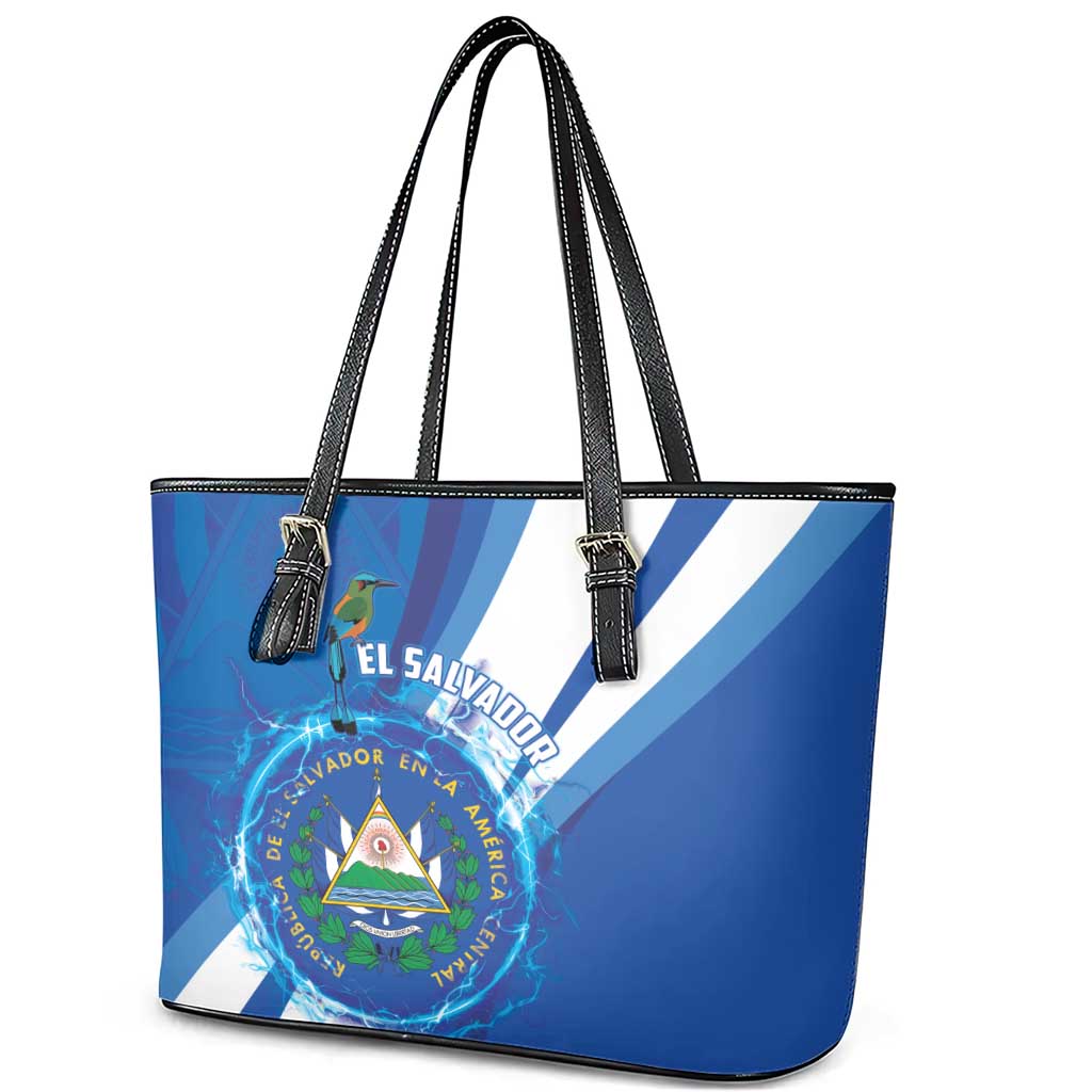 El Salvador Leather Tote Bag Torogoz Bird Salvadoran Pride