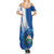 Personalised El Salvador Summer Maxi Dress Torogoz Bird Salvadoran Pride