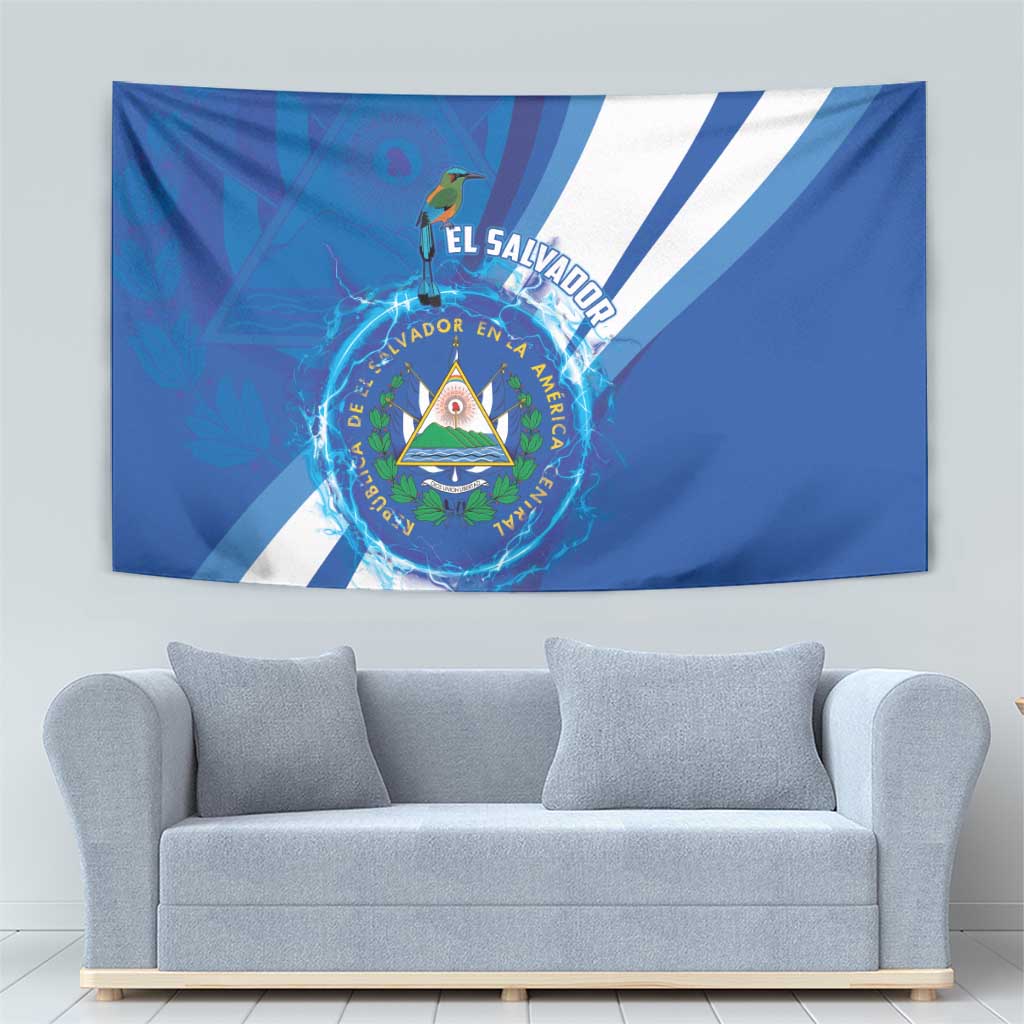 El Salvador Tapestry Torogoz Bird Salvadoran Pride