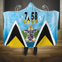 Saint Lucia 758 Hooded Blanket With Coat Of Arms