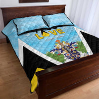 Saint Lucia 758 Quilt Bed Set With Coat Of Arms