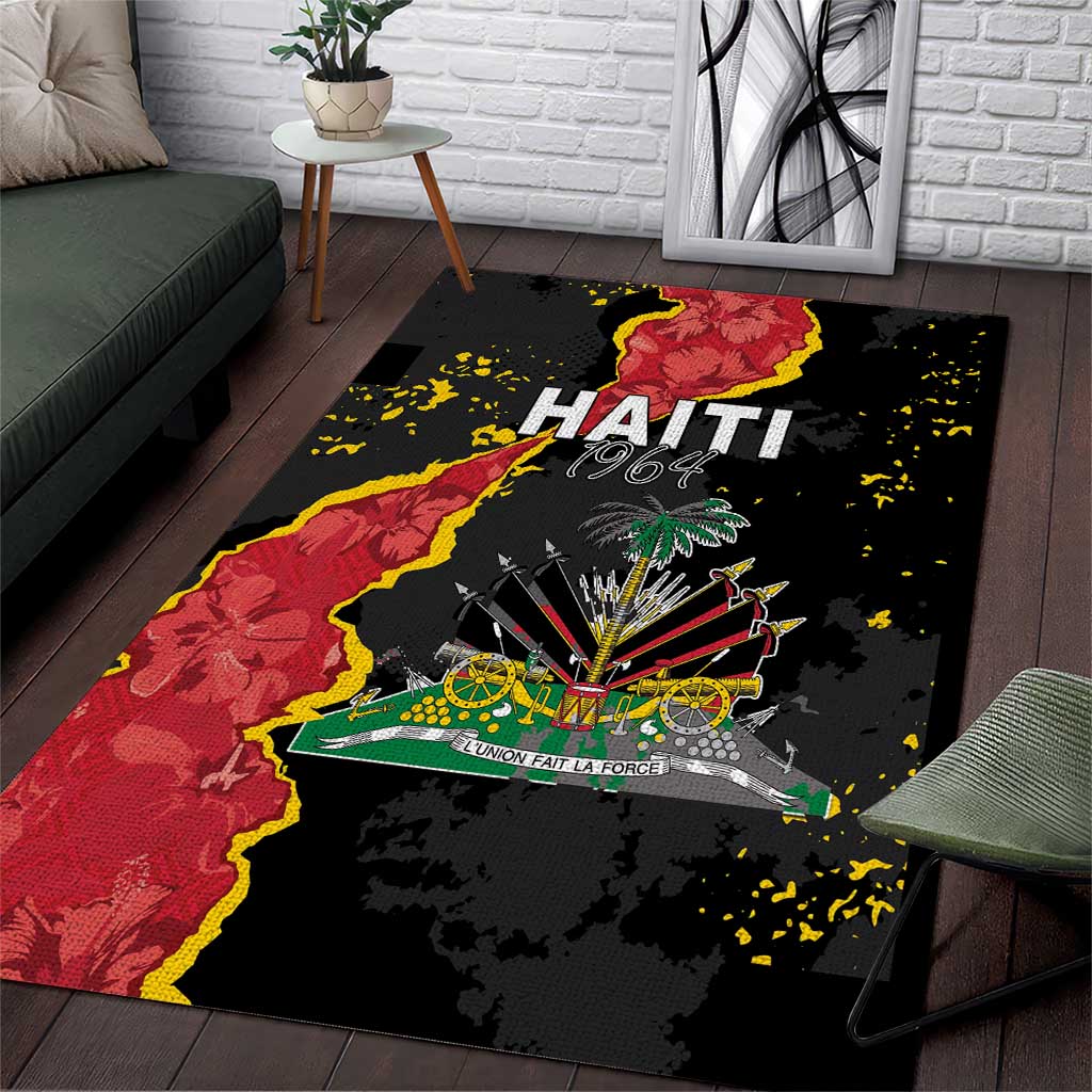 Haiti 1964 Area Rug Coat Of Arms Unique Style