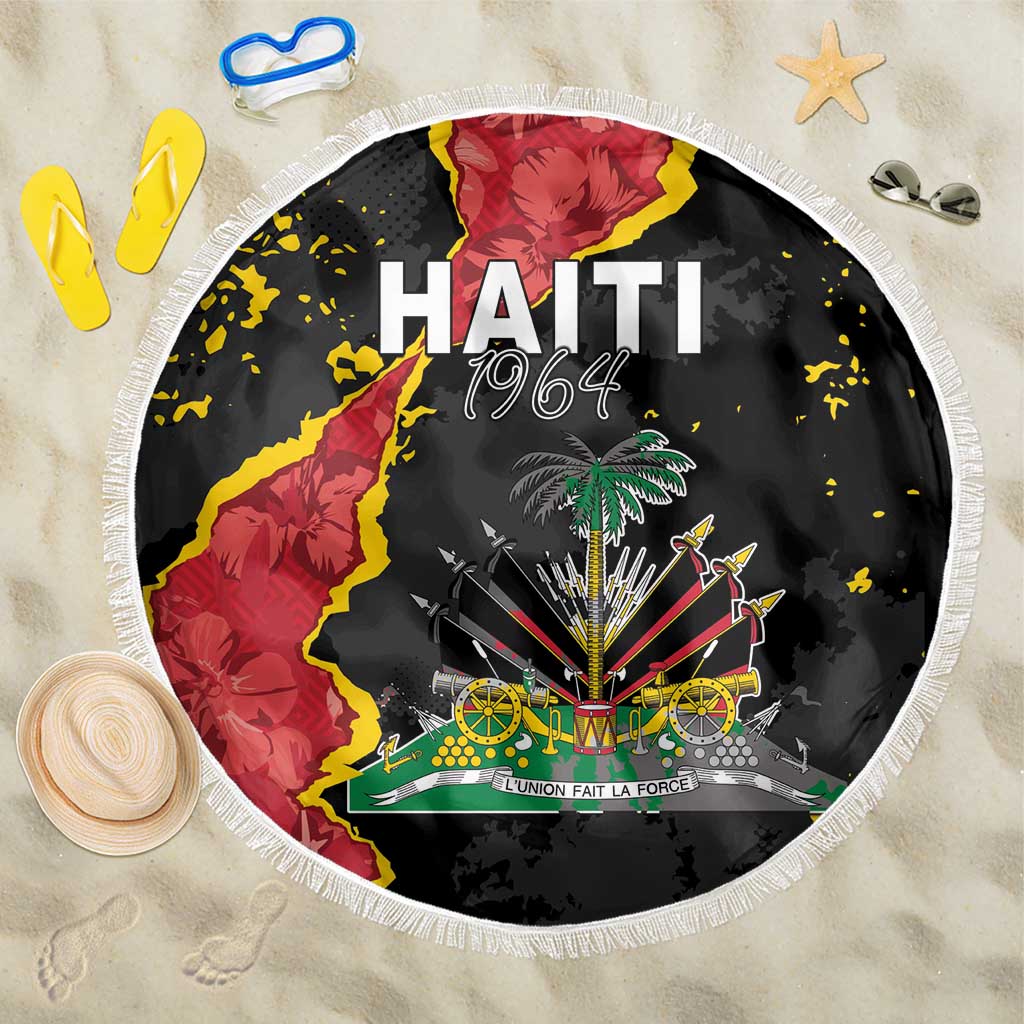 Haiti 1964 Beach Blanket Coat Of Arms Unique Style