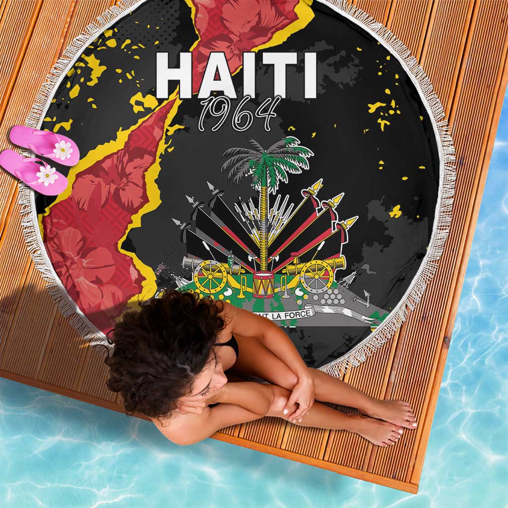 Haiti 1964 Beach Blanket Coat Of Arms Unique Style