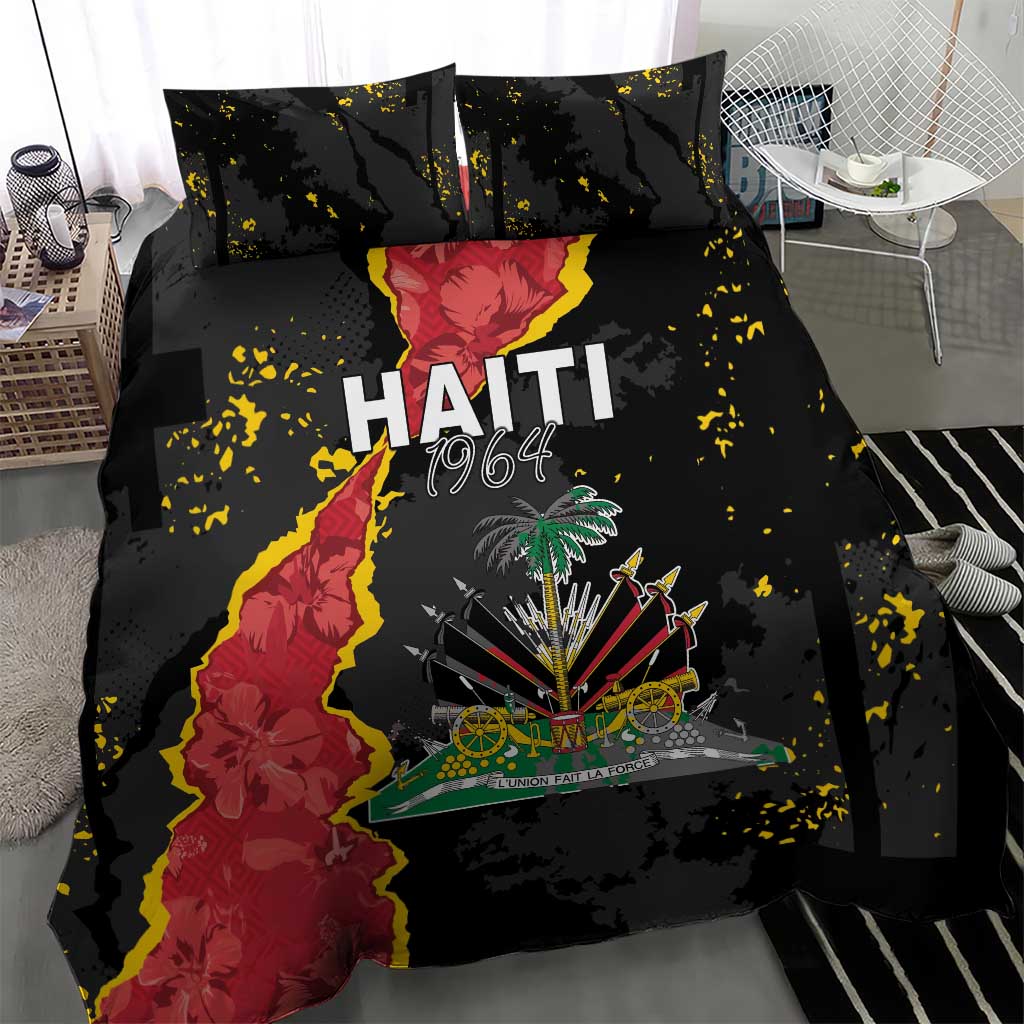 Haiti 1964 Bedding Set Coat Of Arms Unique Style