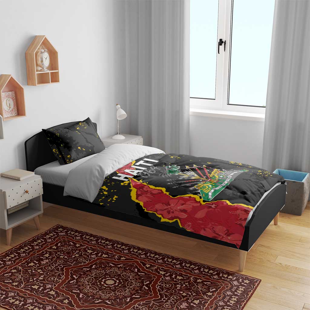 Haiti 1964 Bedding Set Coat Of Arms Unique Style