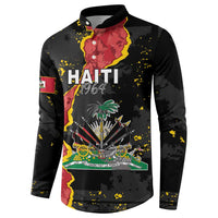Personalised Haiti 1964 Button Sweatshirt Coat Of Arms Unique Style