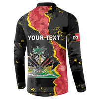 Personalised Haiti 1964 Button Sweatshirt Coat Of Arms Unique Style