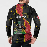 Personalised Haiti 1964 Button Sweatshirt Coat Of Arms Unique Style