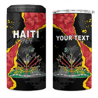 Personalised Haiti 1964 4 in 1 Can Cooler Tumbler Coat Of Arms Unique Style