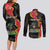 Personalised Haiti 1964 Couples Matching Long Sleeve Bodycon Dress and Long Sleeve Button Shirt Coat Of Arms Unique Style