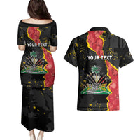 Personalised Haiti 1964 Couples Matching Puletasi and Hawaiian Shirt Coat Of Arms Unique Style