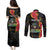 Personalised Haiti 1964 Couples Matching Puletasi and Long Sleeve Button Shirt Coat Of Arms Unique Style