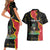 Personalised Haiti 1964 Couples Matching Short Sleeve Bodycon Dress and Hawaiian Shirt Coat Of Arms Unique Style