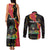 Personalised Haiti 1964 Couples Matching Tank Maxi Dress and Long Sleeve Button Shirt Coat Of Arms Unique Style