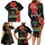 Personalised Haiti 1964 Family Matching Long Sleeve Bodycon Dress and Hawaiian Shirt Coat Of Arms Unique Style