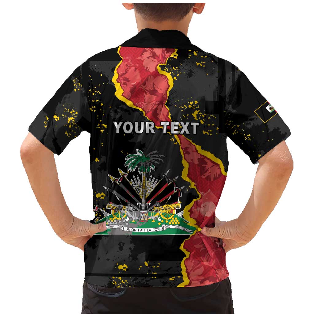 Personalised Haiti 1964 Family Matching Mermaid Dress and Hawaiian Shirt Coat Of Arms Unique Style