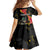 Personalised Haiti 1964 Family Matching Off The Shoulder Long Sleeve Dress and Hawaiian Shirt Coat Of Arms Unique Style