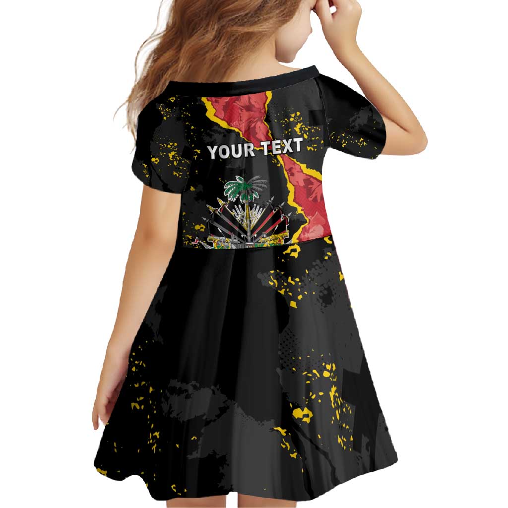 Personalised Haiti 1964 Family Matching Off Shoulder Maxi Dress and Hawaiian Shirt Coat Of Arms Unique Style