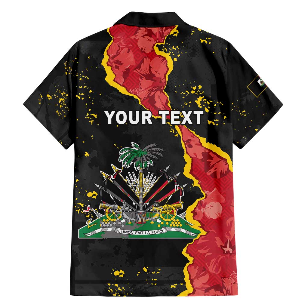 Personalised Haiti 1964 Family Matching Off Shoulder Maxi Dress and Hawaiian Shirt Coat Of Arms Unique Style