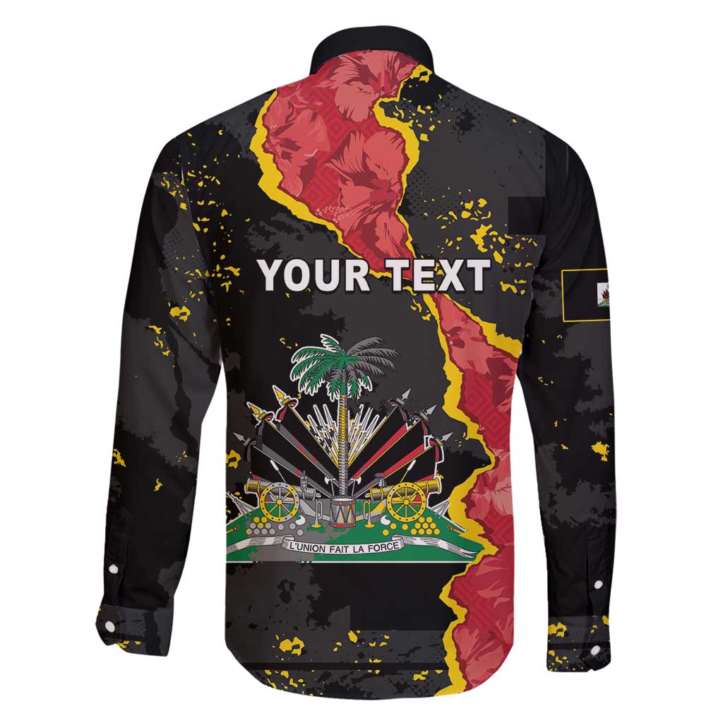 Personalised Haiti 1964 Family Matching Off Shoulder Maxi Dress and Hawaiian Shirt Coat Of Arms Unique Style