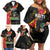 Personalised Haiti 1964 Family Matching Off Shoulder Short Dress and Hawaiian Shirt Coat Of Arms Unique Style